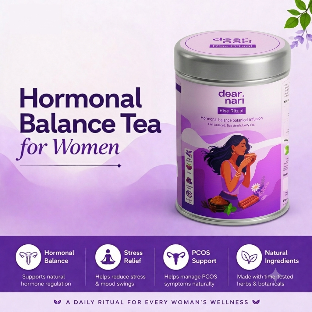 Dear Nari Rise Ritual – Hormonal Balance Tea for Women | 30 Tea Bags