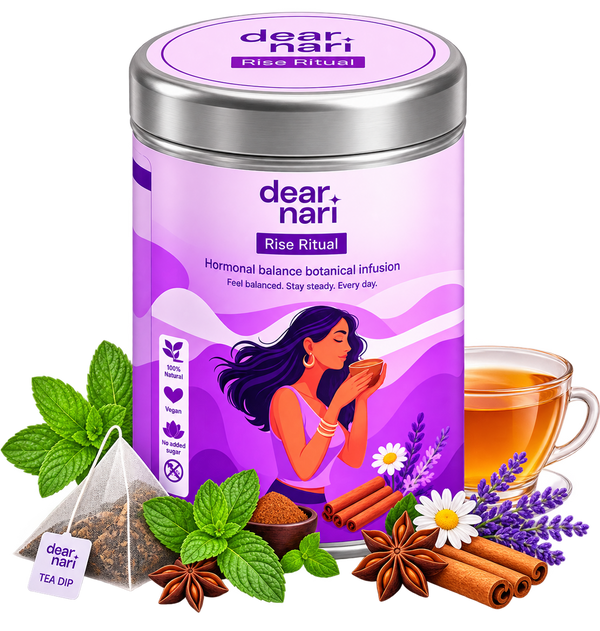 Dear Nari Rise Ritual – Hormonal Balance Tea for Women | 30 Tea Bags
