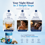 Dear Nari Calm Ritual – Restorative Sleep & Stress Relief Tea for Women | 30 Tea Bags
