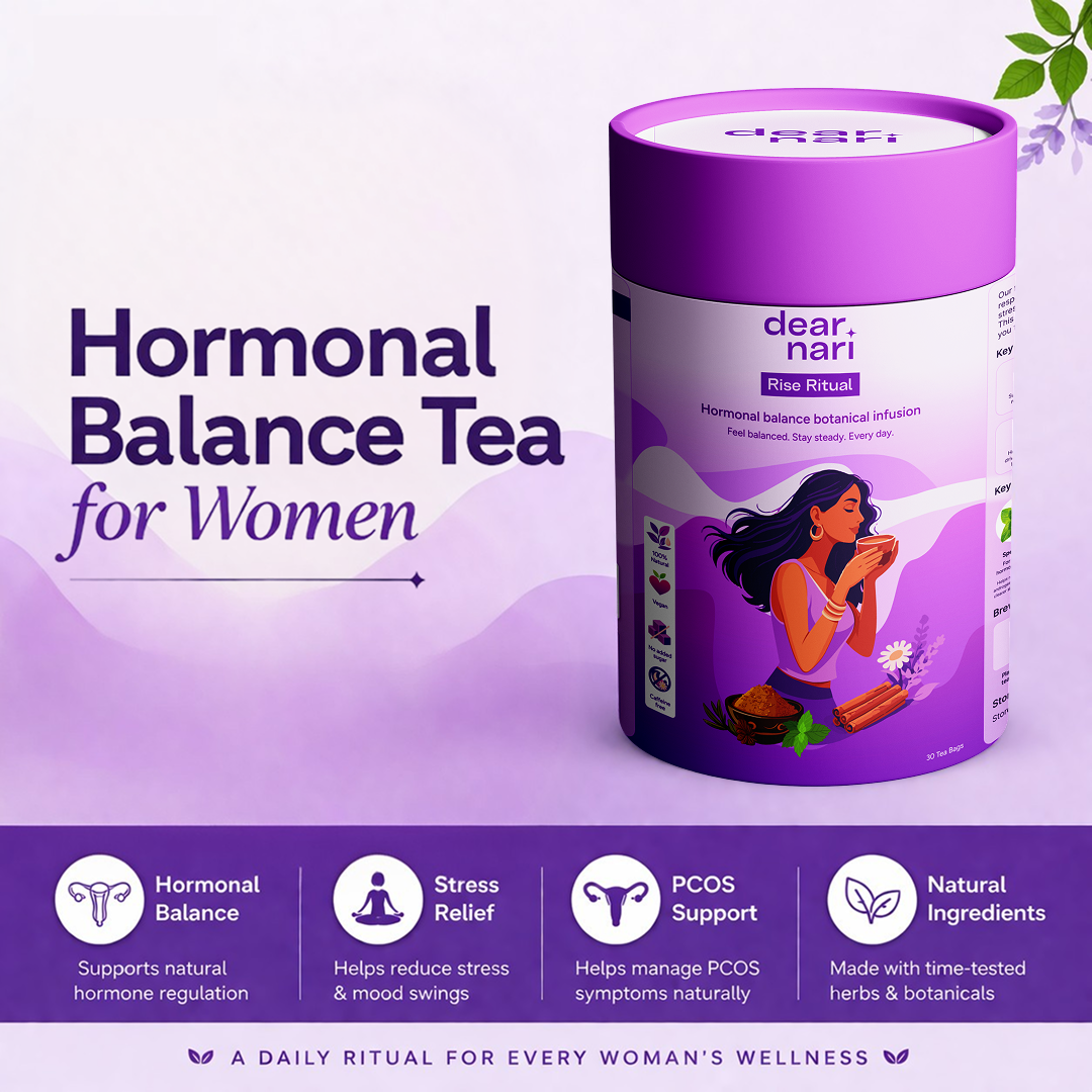 Dear Nari Rise Ritual – Hormonal Balance Tea for Women | 30 Tea Bags